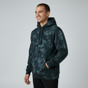 Mens Black Tie Dye Hoodie