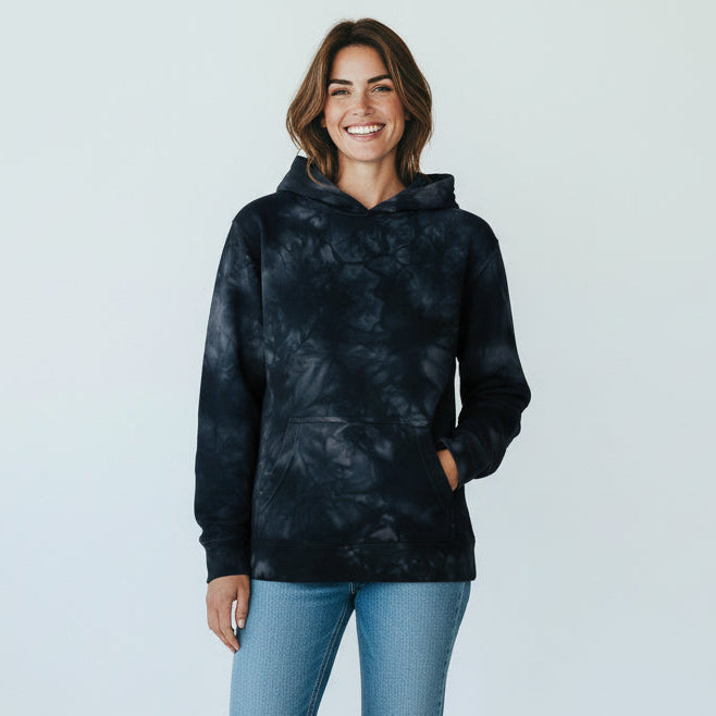 womens black diamond dye sweatshirt