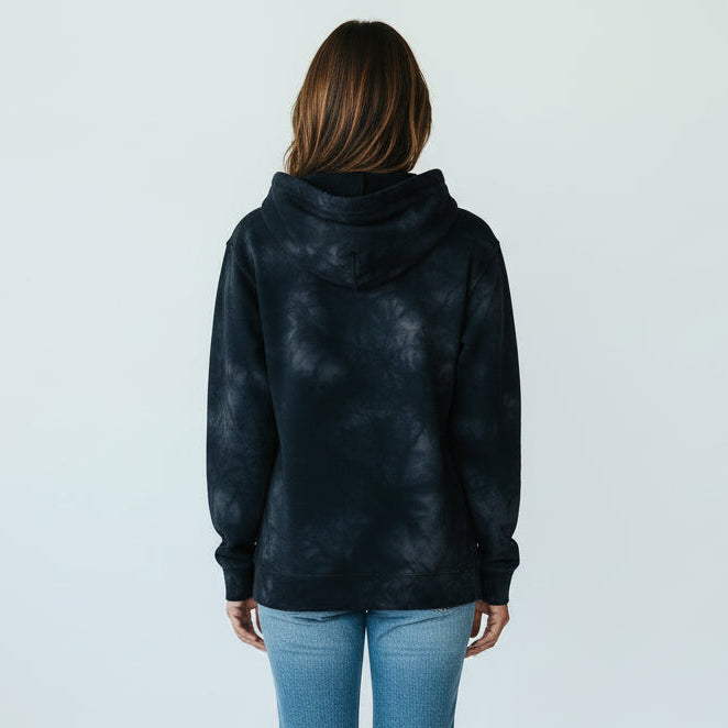 womens black diamond dye sweatshirt