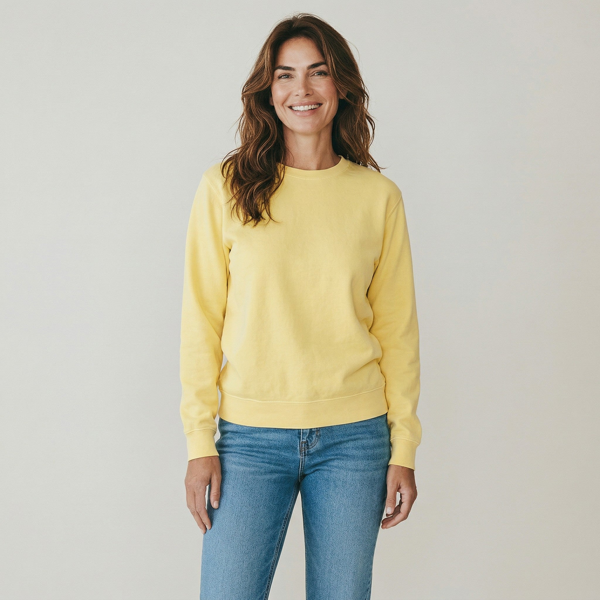 womens pigment dyed sweatshirt