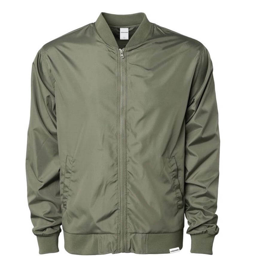 mens green bomber jacket