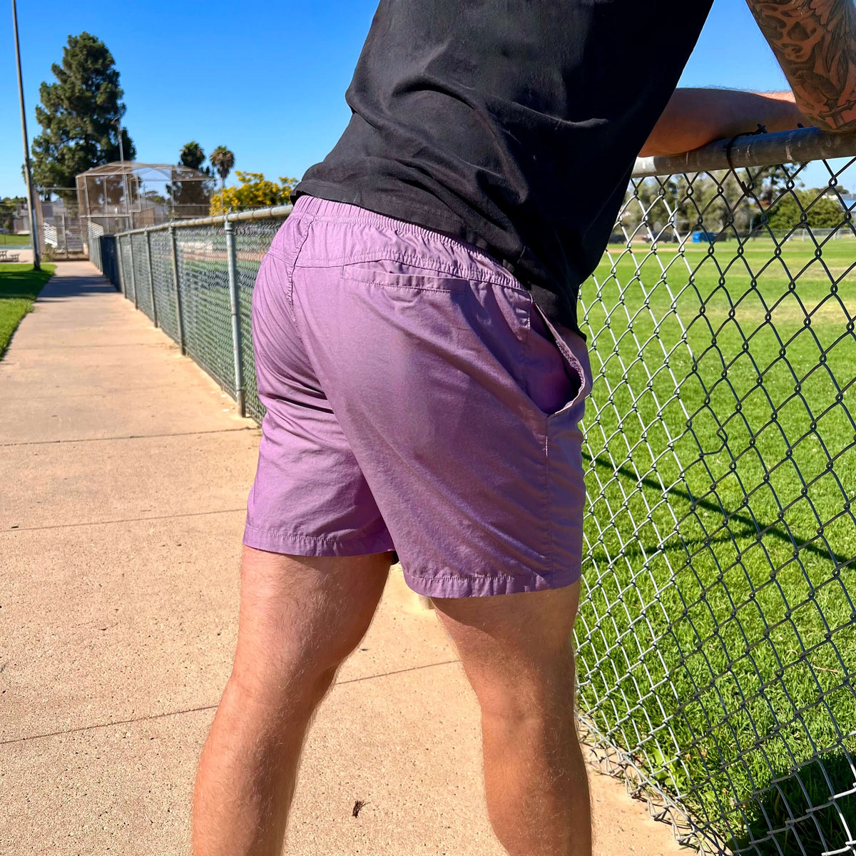 Men's Purple Hoochie Daddy 5 Inch Inseam Shorts