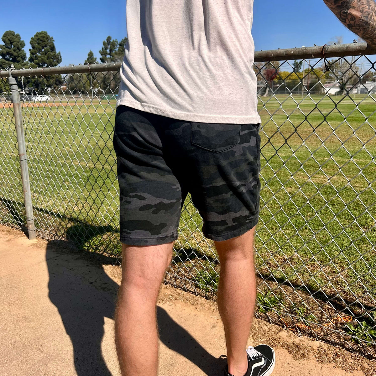 Men's Camo Sweat Shorts