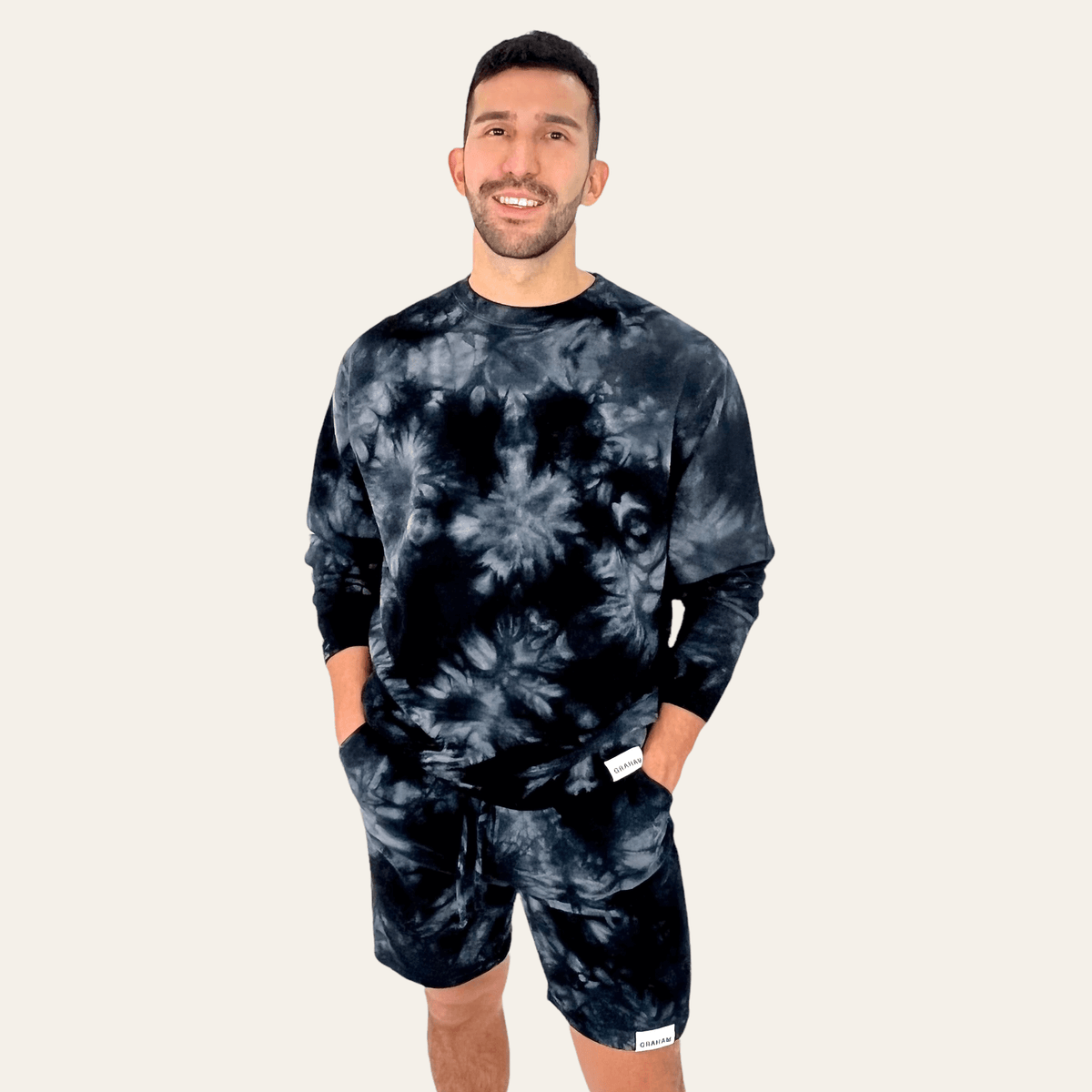 mens diamond dye crewneck sweatshirt