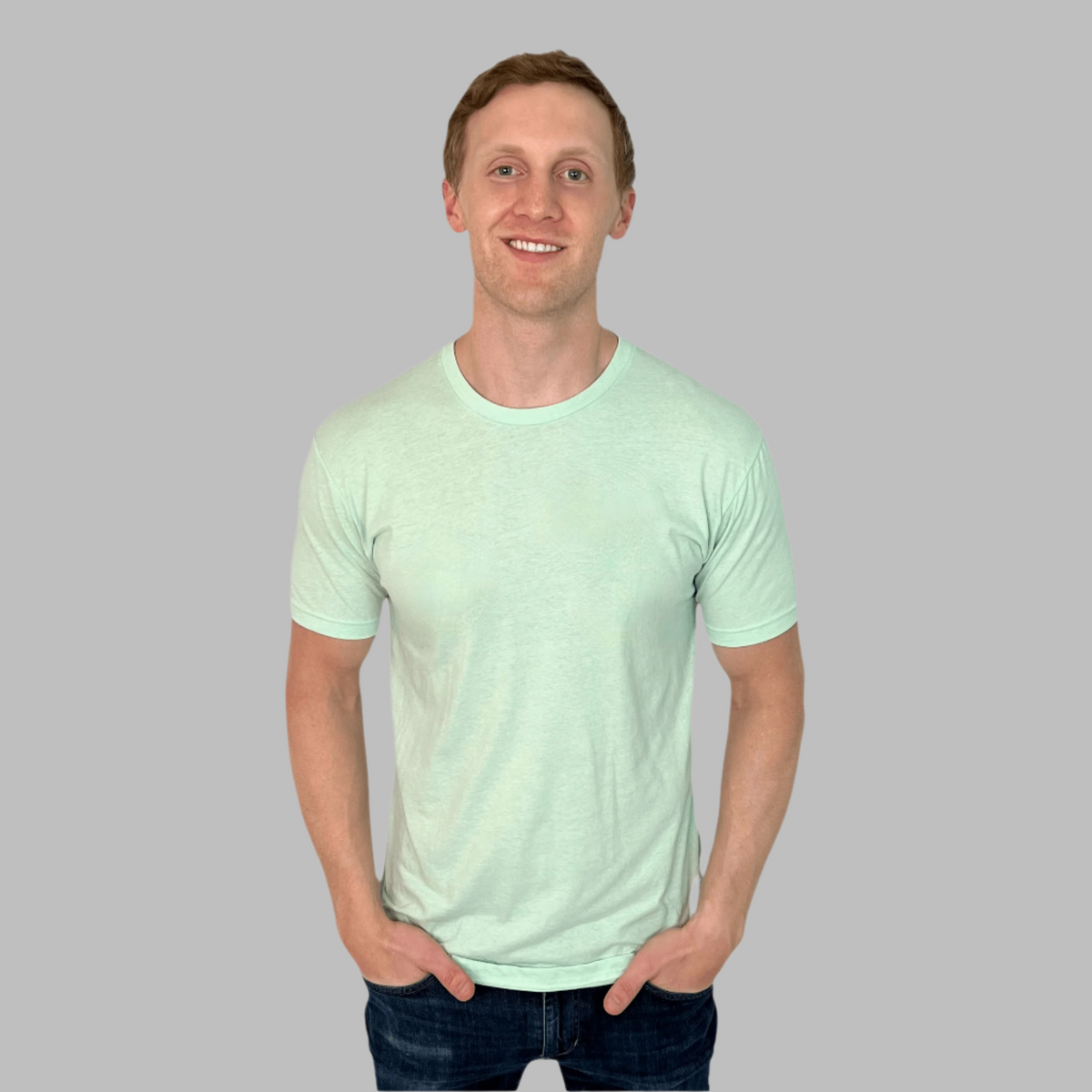 mens mint crew neck t-shirt