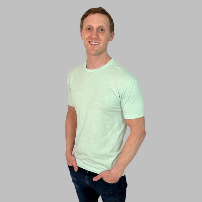 mens mint crew neck t-shirt