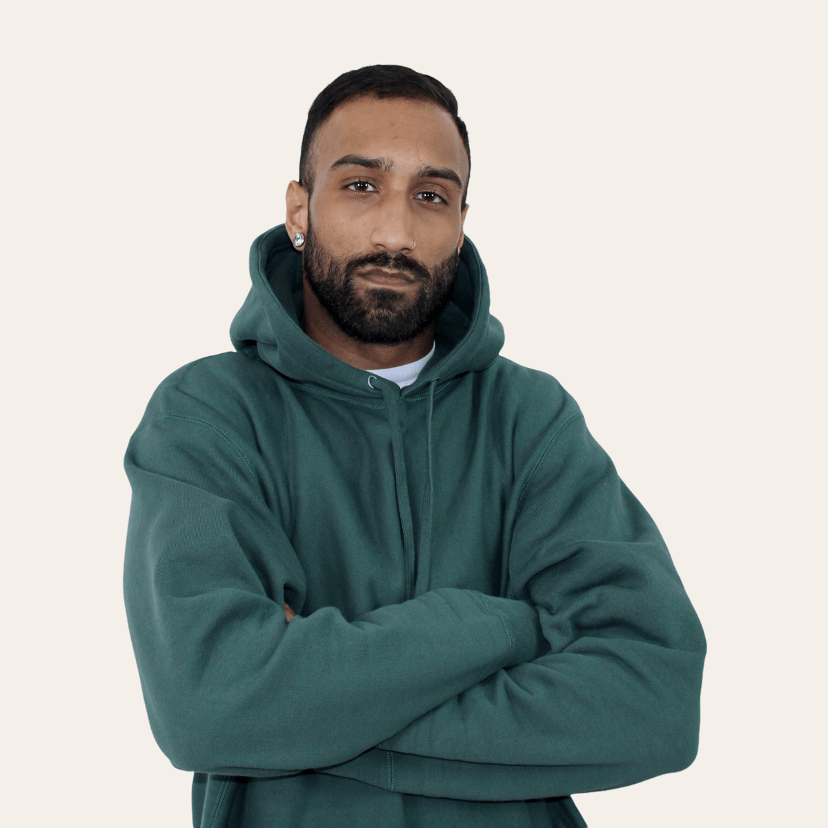 mens green hoodie