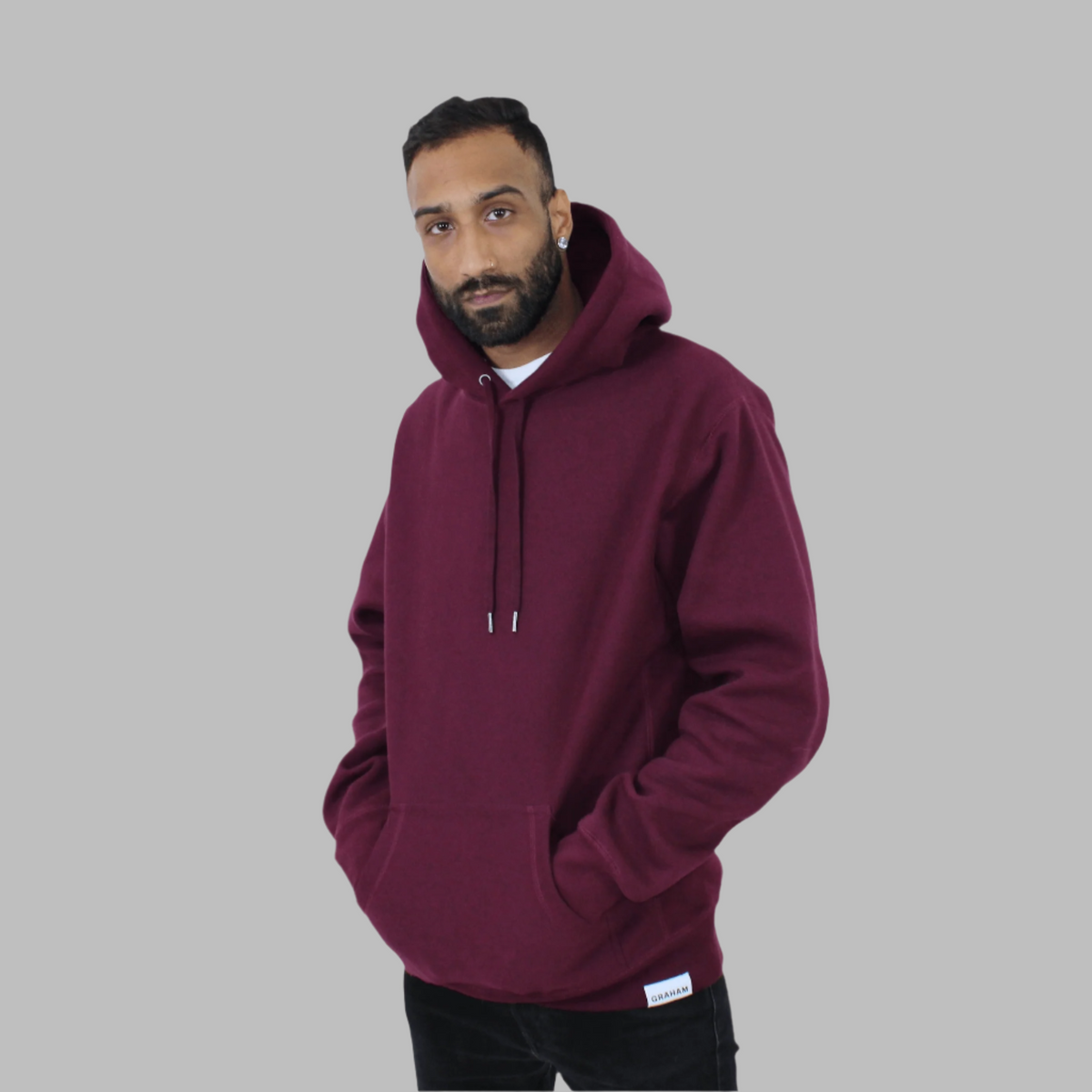 mens maroon hoodie