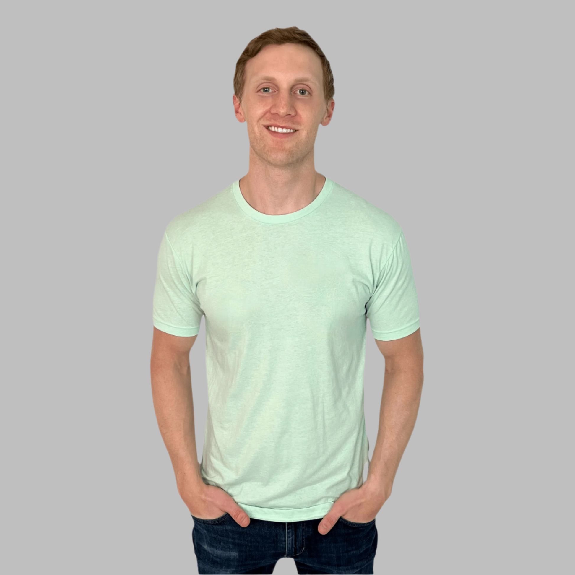 mens mint crew neck t-shirt