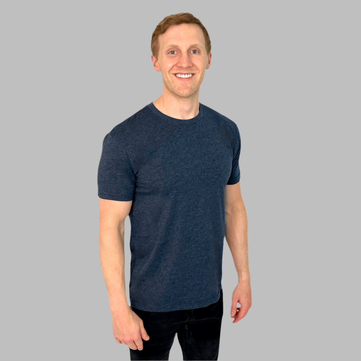 mens navy crew neck t-shirt