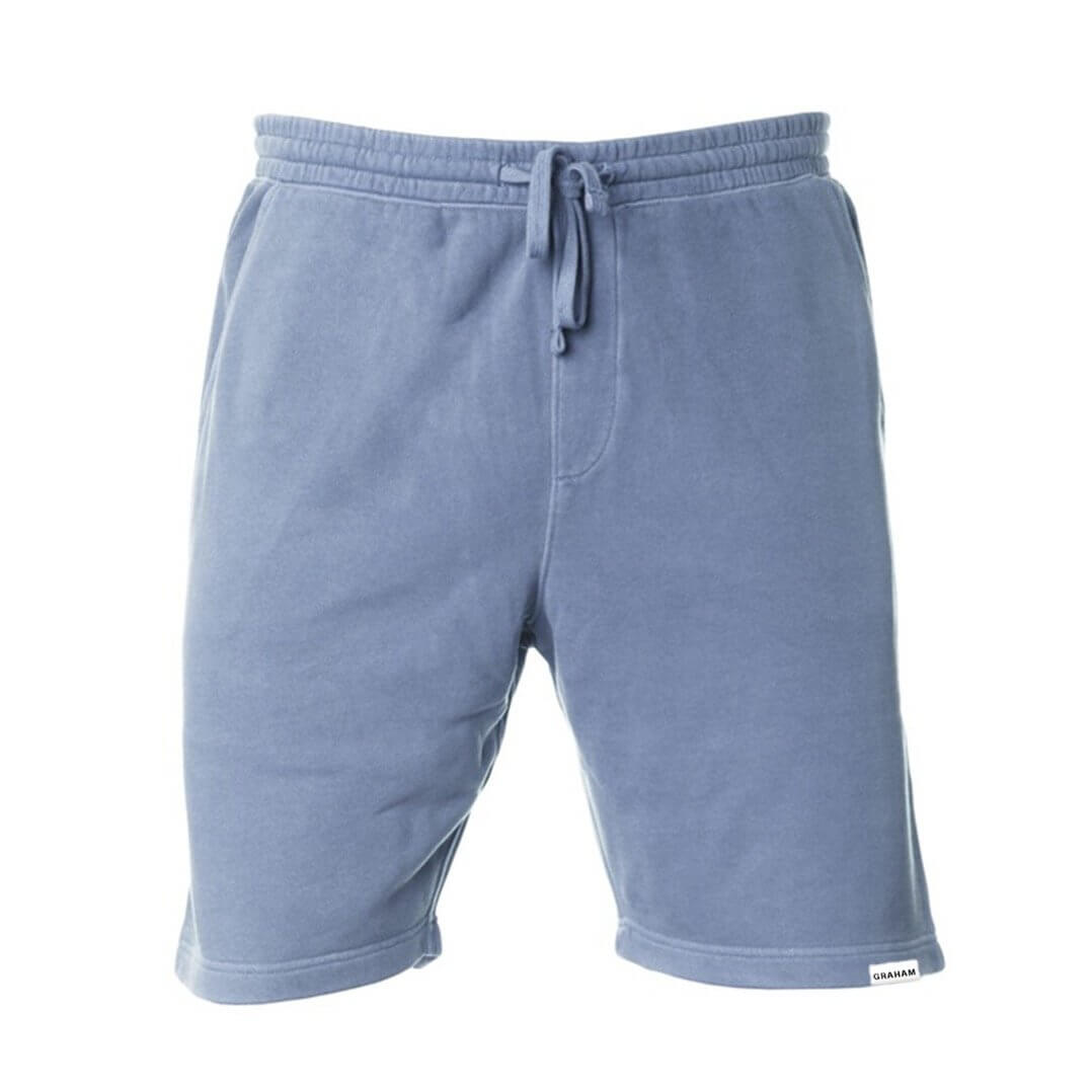 mens blue sweat shorts